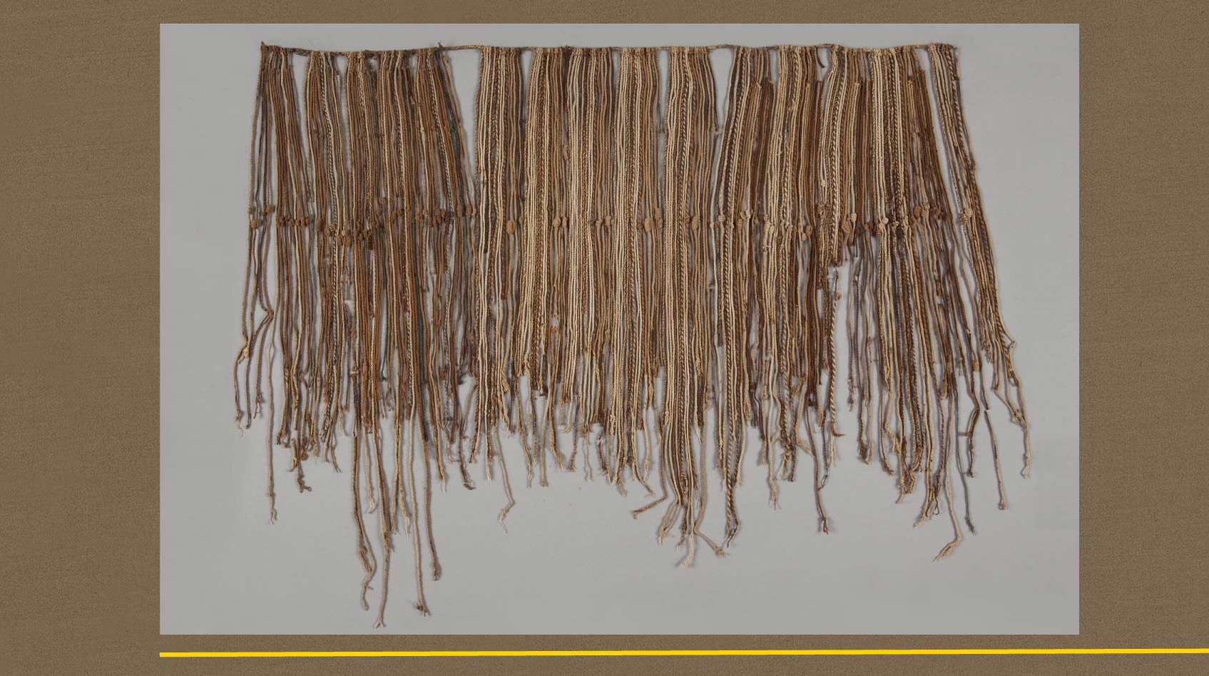 Quipu 55: Quipu Nasca. National Museum of World Culture, Museum of Ethnography, Sweden.